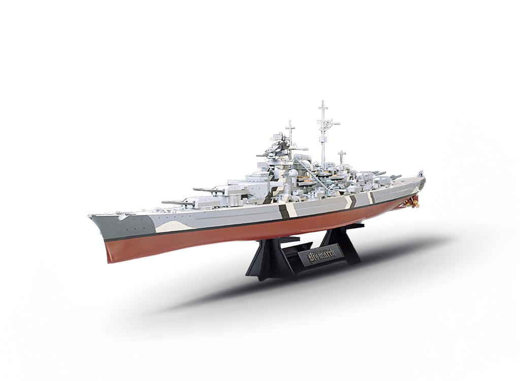Tamiya German Battleship Bismarck with Stand