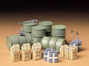 Tamiya German Fuel Drums & Jerry Cans Set
