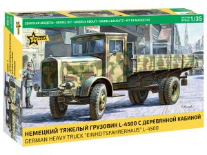 Zvezda German Heavy Truck L-4500 Einheitsfahrerhaus