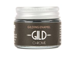 Guild Lane GILD Gilding Enamel Paint, Silver Chrome (15ml Jar)