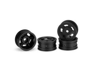 JConcepts Glide 5 - Axial SCX24, 1' Wheel - Black - 4pcs