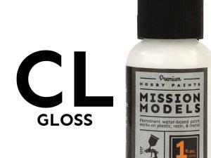Mission Models Gloss Clear Coat, 1oz