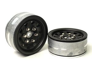 GMADE 1.9 SR04 BEADLOCK WHEELS (MATT BLACK) (2)