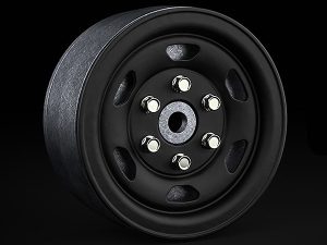 GMADE 1.9 SR05 BEADLOCK WHEELS (MATT BLACK) (2)