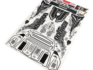 GMADE KOMODO DOUBLE CAB DECAL SHEET