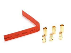 E-flite Gold Bullet Connector Set, 6.5mm (3)