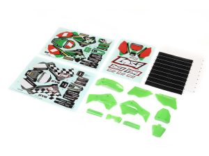 Losi Green Plastics with Wraps: PM-MX/SM