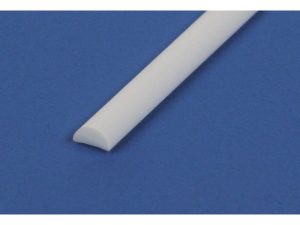 Evergreen Half Round Rod, 350 x 2.0mm (14 x .080in) (20 per pack)