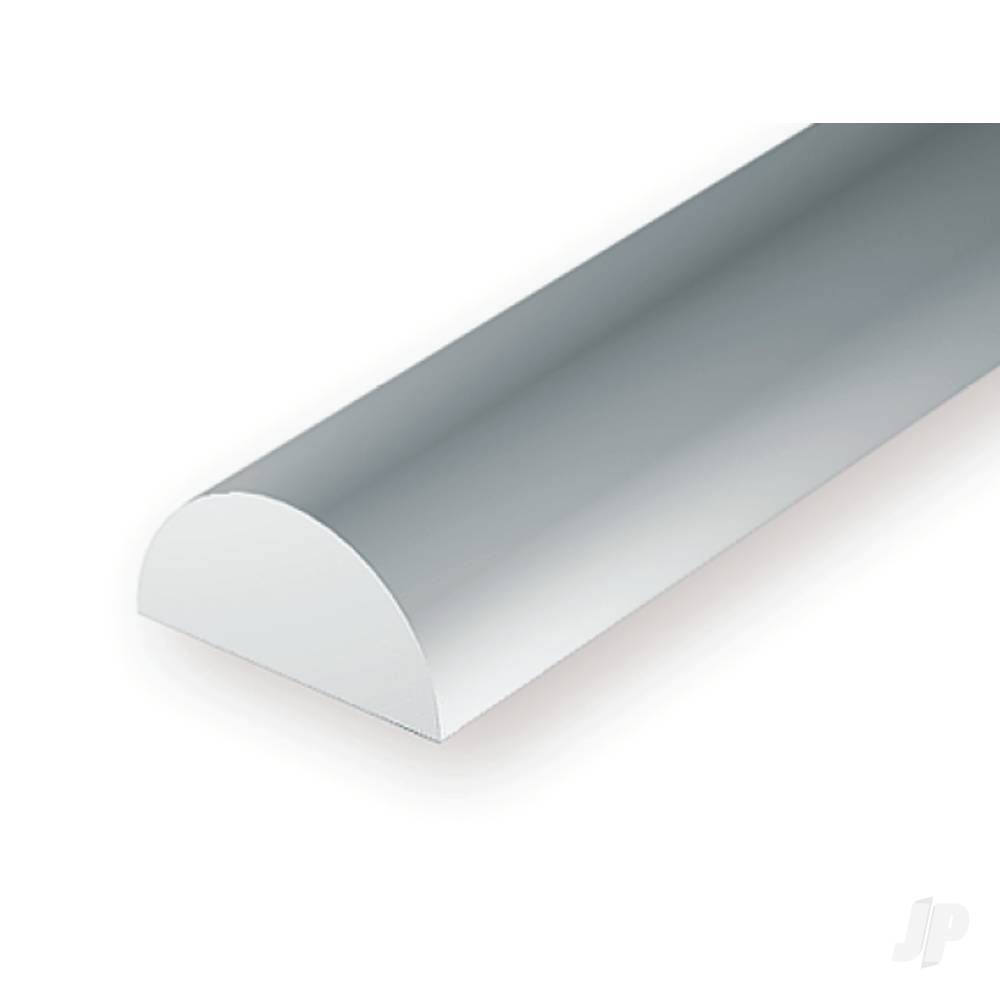 Evergreen Half Round Rod, 350 x 2.5mm (14 x .100in) (15 per pack) - Image 3