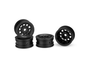 JConcepts Hazard - Axial SCX24, 1' Wheel - Black - 4pcs