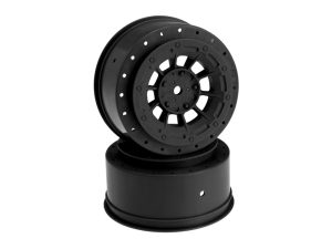 JConcepts Hazard-SC6+3mm Off-Set-Wheel-2pc-Black