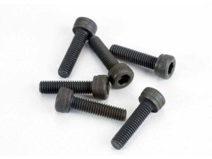 Traxxas Head screws, 3x12mm cap-head machine (hex drive) (6 pcs) (TRX 2.5, 2.5R, 3.3)