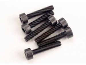 Traxxas Head screws, 3x15mm cap-head machine (hex drive) (6 pcs) (TRX 2.5)
