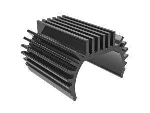 Traxxas Heat Sink, Titan 87T motor (6061-T6 Aluminium, Dark Titanium-anodised)