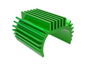 Traxxas Heat Sink, Titan 87T motor (6061-T6 Aluminium, Green-anodised)
