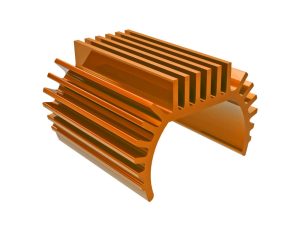 Traxxas Heat Sink, Titan 87T motor (6061-T6 Aluminium, Orange-anodised)