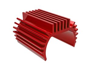 Traxxas Heat Sink, Titan 87T motor (6061-T6 Aluminium, Red-anodised)
