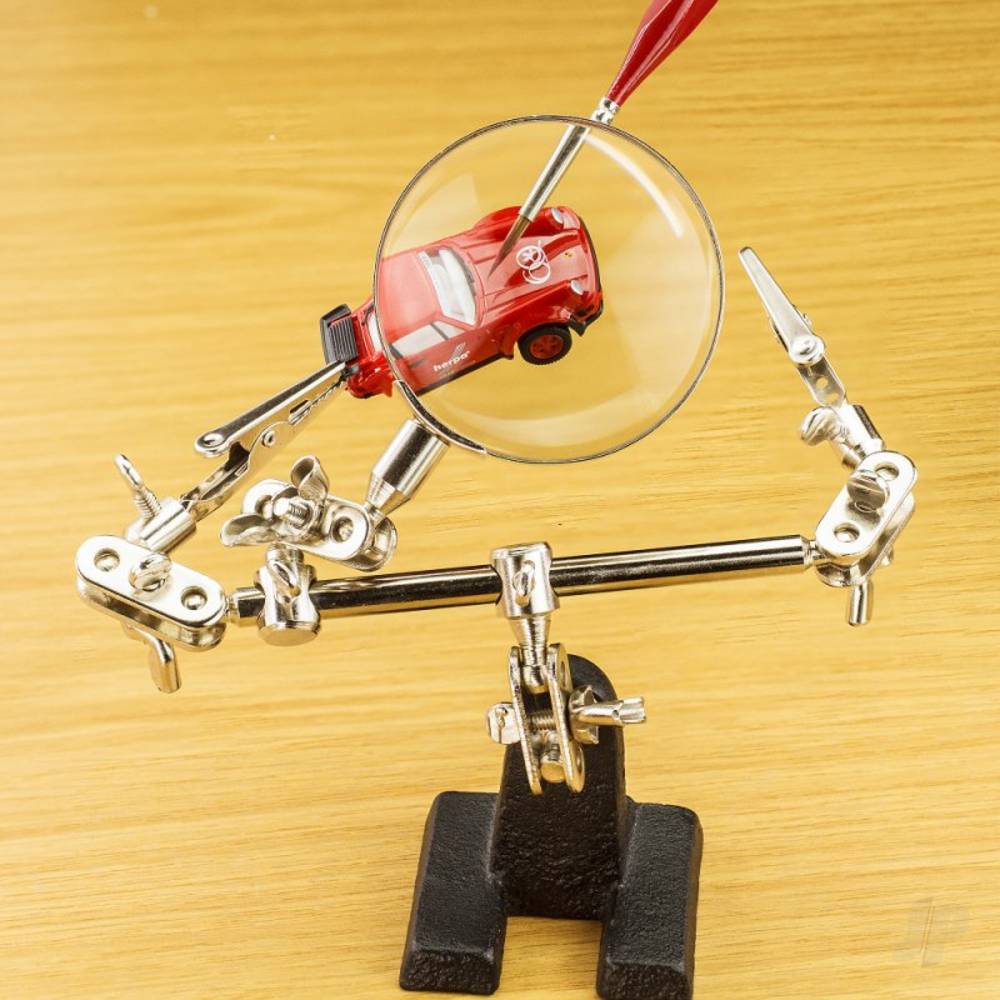 Modelcraft Helping Hand With Glass Magnifier - Image 5