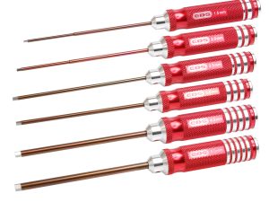 EDS Tools Hex Driver Set 1.5 2.0 2.5 3.0 4.0 5.0x120mm - 6Pc