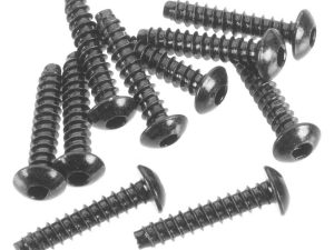 Axial Hex Socket Tapping Button Head M3x15mm Blk(10)
