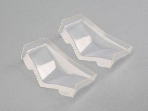 Team Losi Racing High Front Wing, Clear (2): 22 5.0
