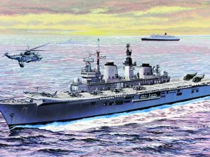 Dragon HMS Invinicible Light Aircraft Carrier