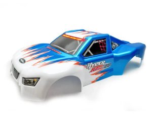 HOBAO HYPER 10SC 2.0 PRINTED BODYSHELL - BLUE/WHITE