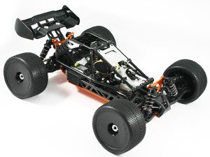 HOBAO HYPER CAGE TRUGGY BLACK NITRO RTR w/MAC28 6P ENGINE
