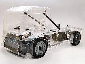 HOBAO HYPER EPX 1/10 CAB TRUCK ROLLER W/UNASSEMBLED CLEARBODY