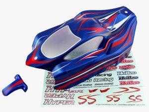 HOBAO HYPER SS ELECTRIC PRINTED BODY (BLUE/RED)