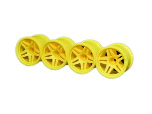 HOBAO HYPER TT YELLOW WHEELS (4PCS)
