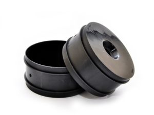 HOBAO REVO WHEEL 3.3" BLACK (2) for HYPER SS,VS,TQ BUGGY