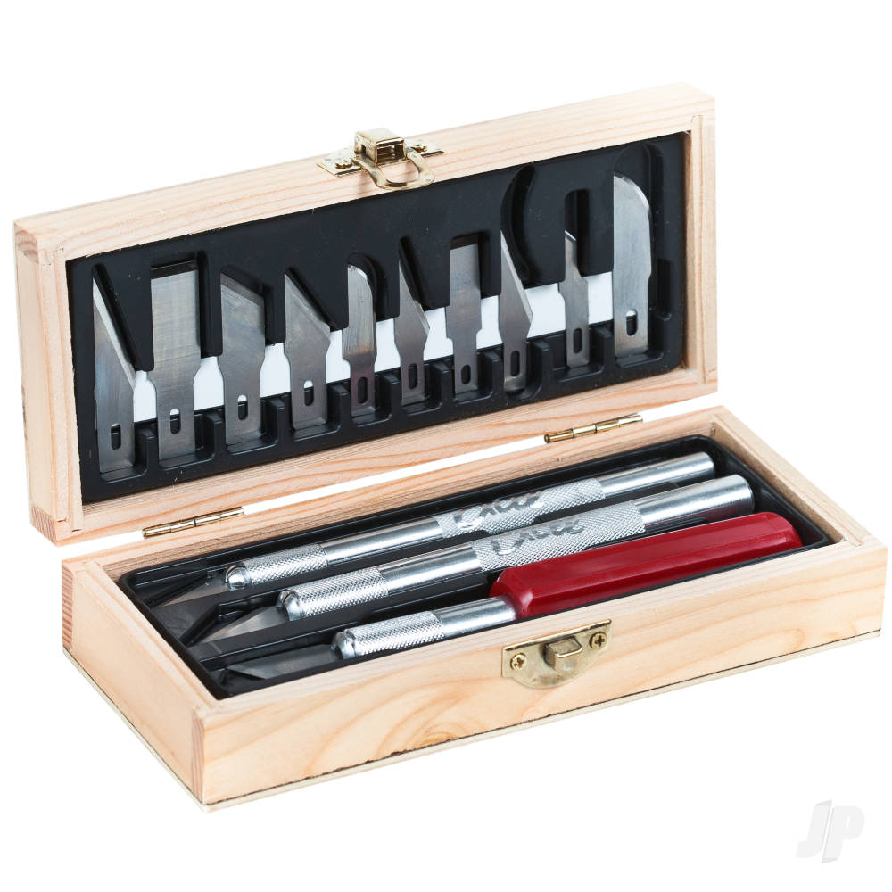 Excel Hobby Knife Set, Wooden Box (Boxed) - Image 9