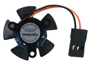 HOBBYWING FAN MP3010BL 6V 1600 0 RPM 0.34A BLACK B (MAX8 G2)