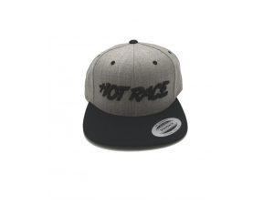 HOT RACE CAP US STYLE FLAT GRAY/BLK