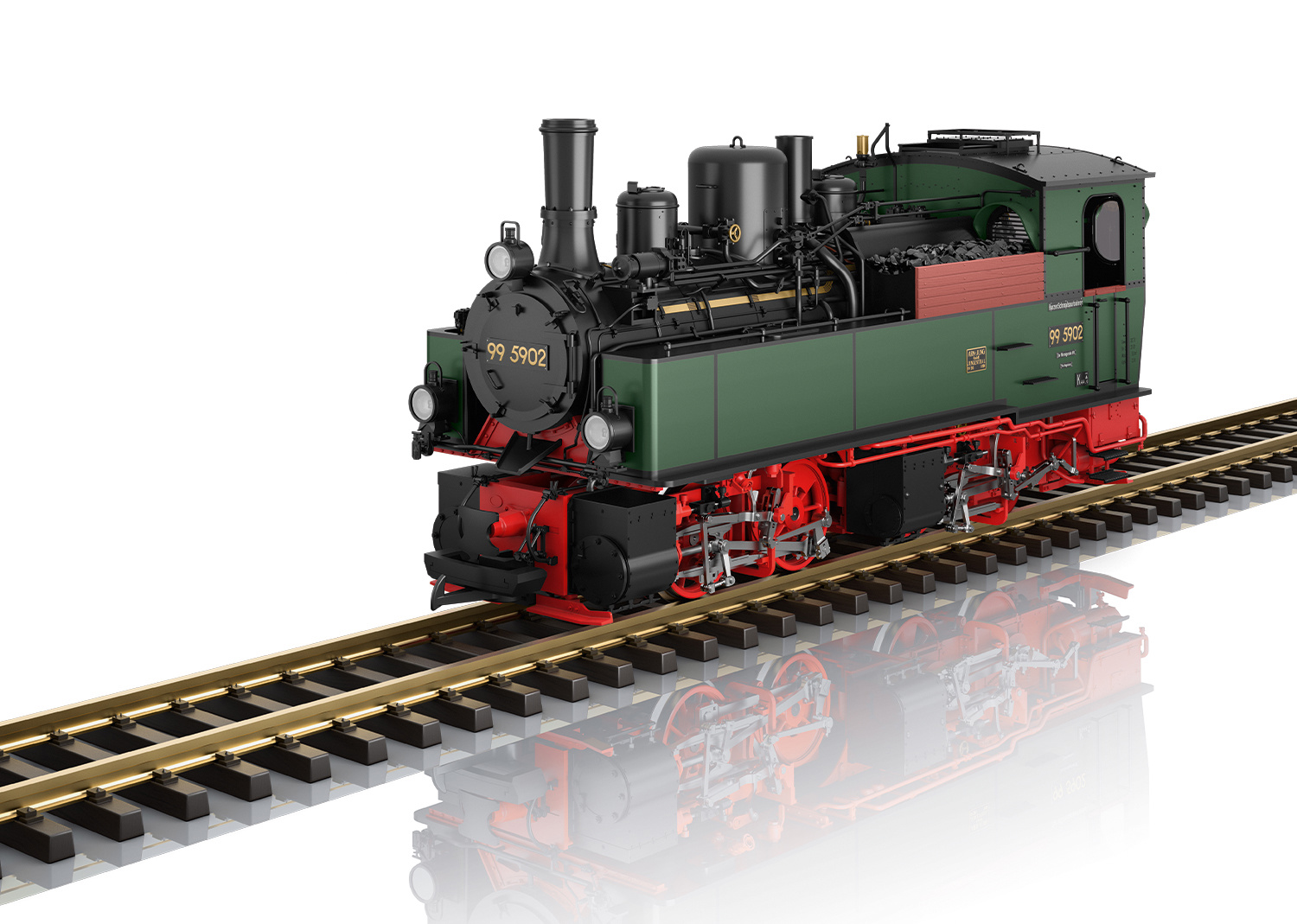 LGB HSB Steam Loco 99 5902 EP VI Green Version