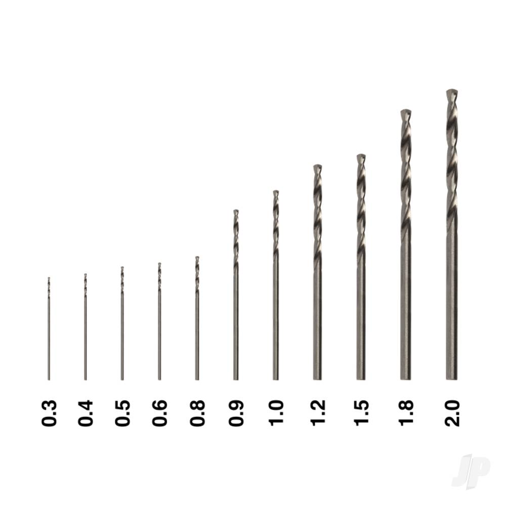 Modelcraft HSS Drill Bits 0.8mm (10 pcs) - Image 3