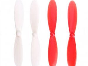 HUBSAN X4D MINI QUADCOPTER PROPELLORS (RED/WHITE)