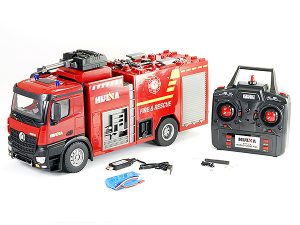HUINA 1/14 FIRE TRUCK WITH POWERFUL HOSE