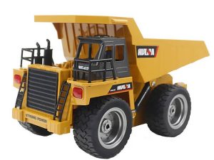 HUINA 1/18TH 2.4G 6CH RC DUMP TRUCK w/DIE CAST CAB