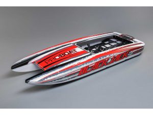 Pro Boat Hull with Inserts, White: Blackjack 42