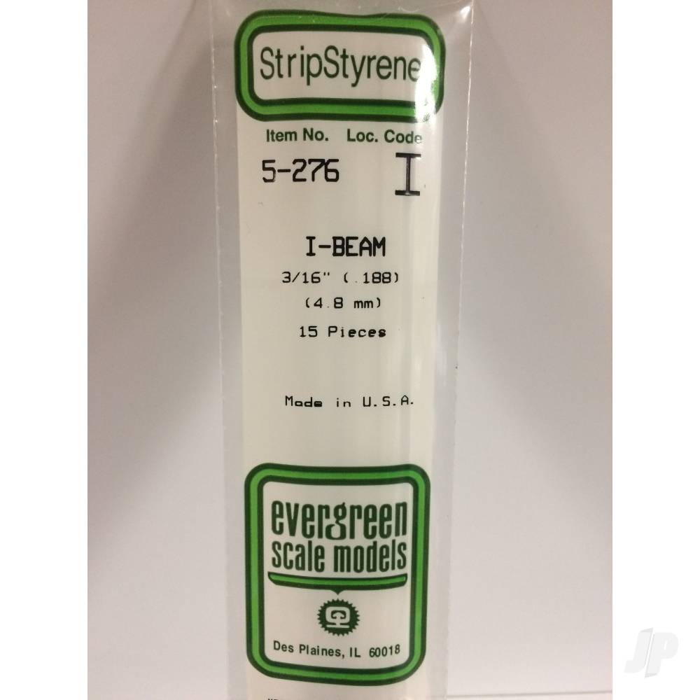 Evergreen I-Beam, 350 x 4.8mm (14 x .188in) (15 per pack) - Image 2