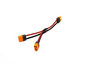 Spektrum IC3 Battery Parallel Y-Harness 6" / 150mm; 13 AWG