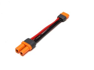 Spektrum IC5 Battery Connector to IC3 Device 4" / 100mm; 10 AWG