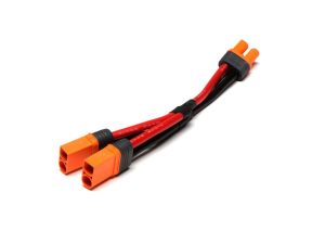 Spektrum IC5 Battery Parallel Y-Harness 6" / 150mm; 10 AWG