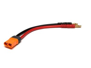 Spektrum IC5 Device Charge Lead 6"; 10 AWG / 4mm Bullet