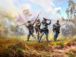 ICM American Civil War Confederate Infantry (Set #2) 4 Figures