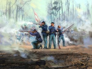 ICM American Civil War Union Infantry 4 Figures