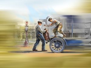 ICM American Gasoline Loaders (1910s) 2 Figures