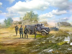 ICM Army Group Centre, Summer 1941 (Kfz.1 Car, Typ L3000S Truck & 8 Figures)